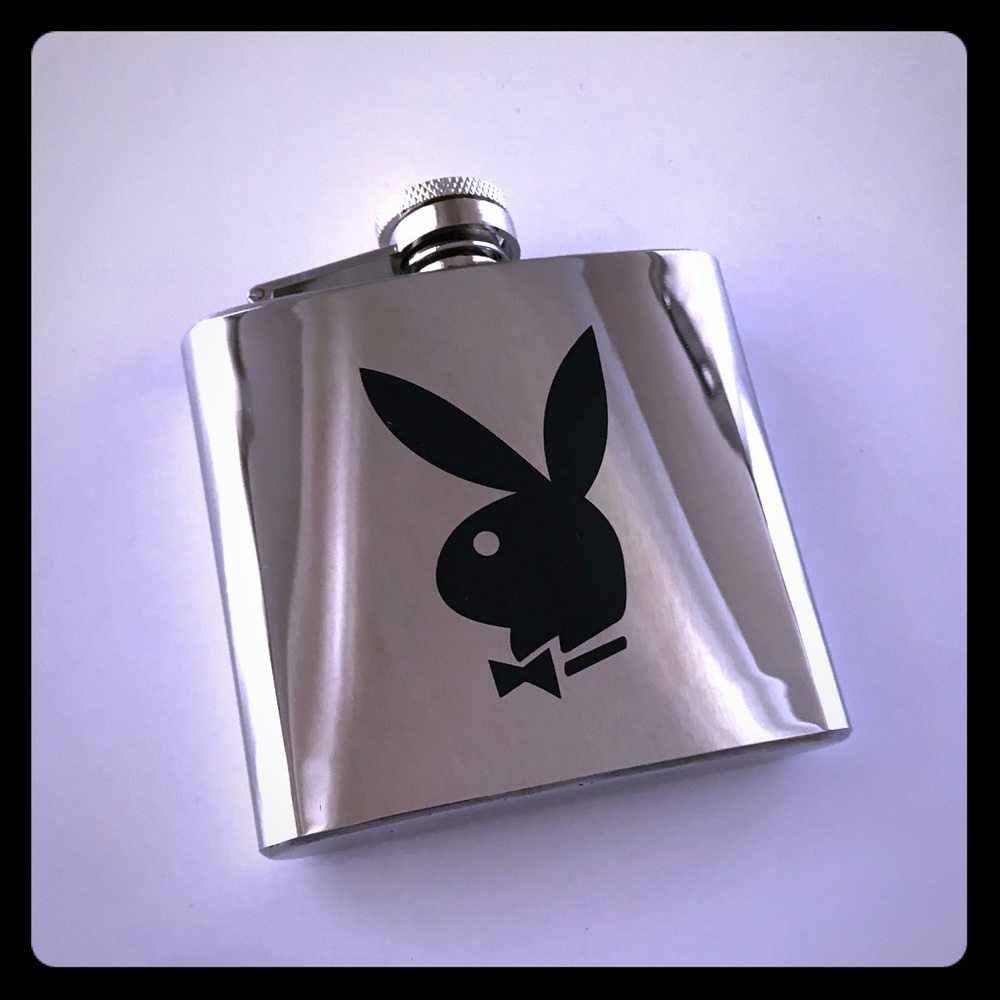 Playboy Metal Hip Flask NWOT